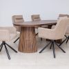 gemini dining table + 6 brinkley chairs