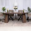 gemini dining table + 6 brinkley chairs