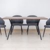 wayne dining table + 6 marisol chairs