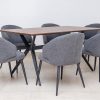 wayne dining table + 6 marisol chairs