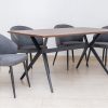 wayne dining table + 6 marisol chairs