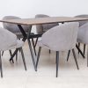 wayne dining table + 6 marisol chairs