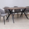 wayne dining table + 6 marisol chairs