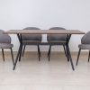 wayne dining table + 6 marisol chairs