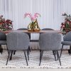 wayne dining table + 6 marisol chairs