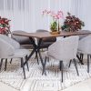 wayne dining table + 6 marisol chairs