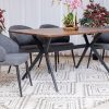 wayne dining table + 6 marisol chairs