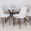 dana dinning table + 6 cardiff chairs