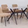 dana dinning table + 6 cardiff chairs