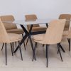 dana dinning table + 6 cardiff chairs