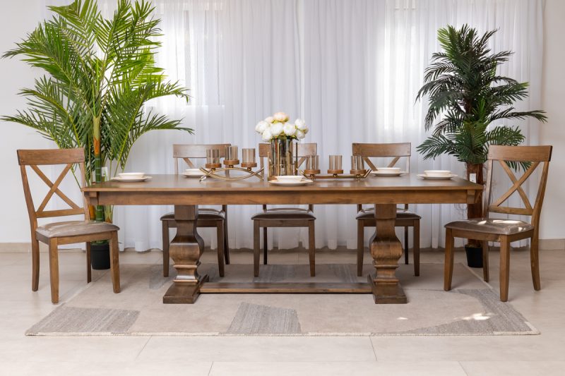 achilles dining table + 8 chairs