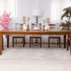 bayan dining table + 8 chairs