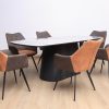 mosco dining table + 6 prata chairs