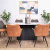 mosco dining table + 6 prata chairs