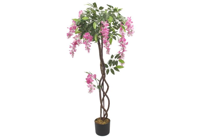 artificial plant - wistera polyester fabric flower (jws3663)