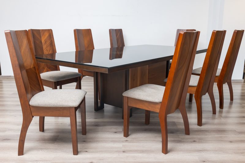 alice dining table + 8 chairs