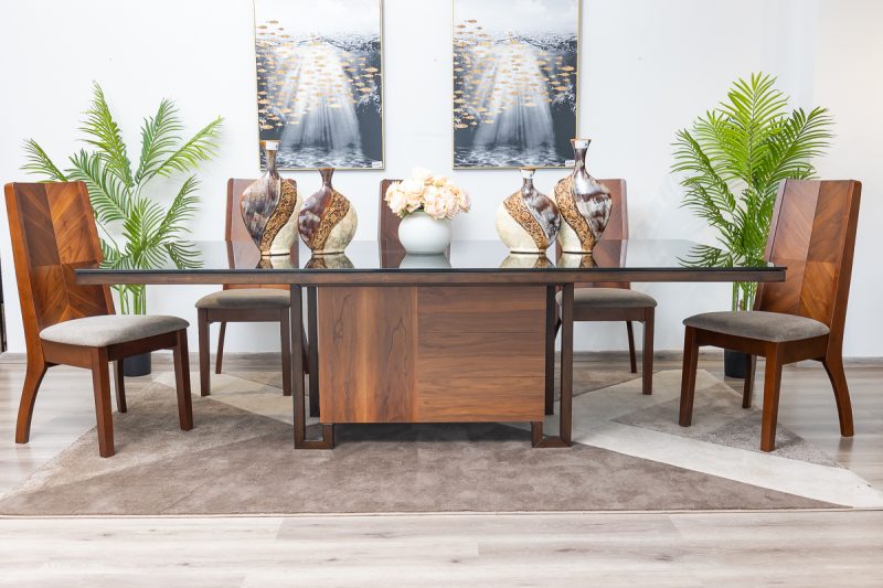 alice dining table + 8 chairs