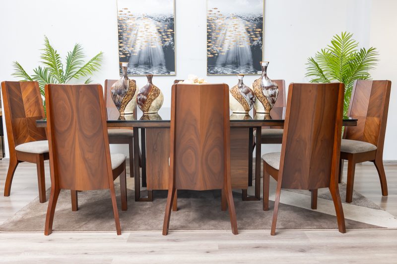 alice dining table + 8 chairs