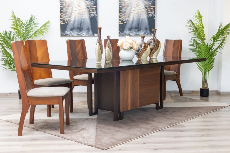 alice dining table + 8 chairs