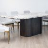 imperial dining table + 6 helix chairs