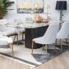 imperial dining table + 6 helix chairs