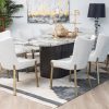 imperial dining table + 8 manhattan chairs