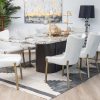 imperial dining table + 8 manhattan chairs