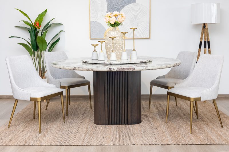 imperial dining table + 6 chairs