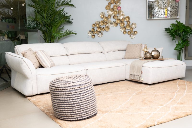 barett fabric corner sofa