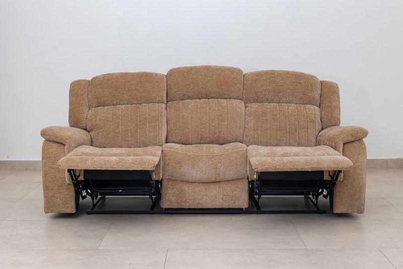 flora 7 seater fabric recliner sofa (3+2+1+1)