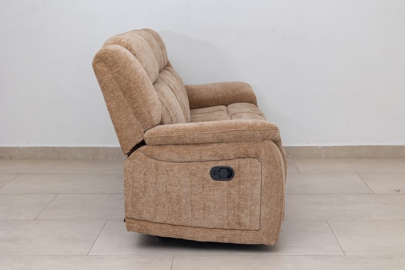 flora 7 seater fabric recliner sofa (3+2+1+1)