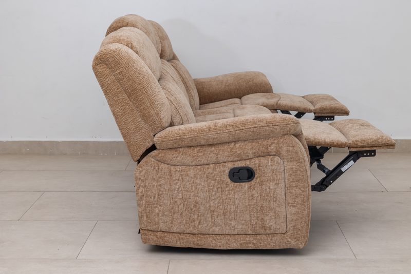 flora 7 seater fabric recliner sofa (3+2+1+1)