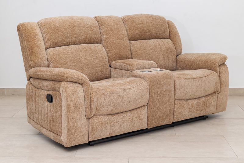 flora 7 seater fabric recliner sofa (3+2+1+1)