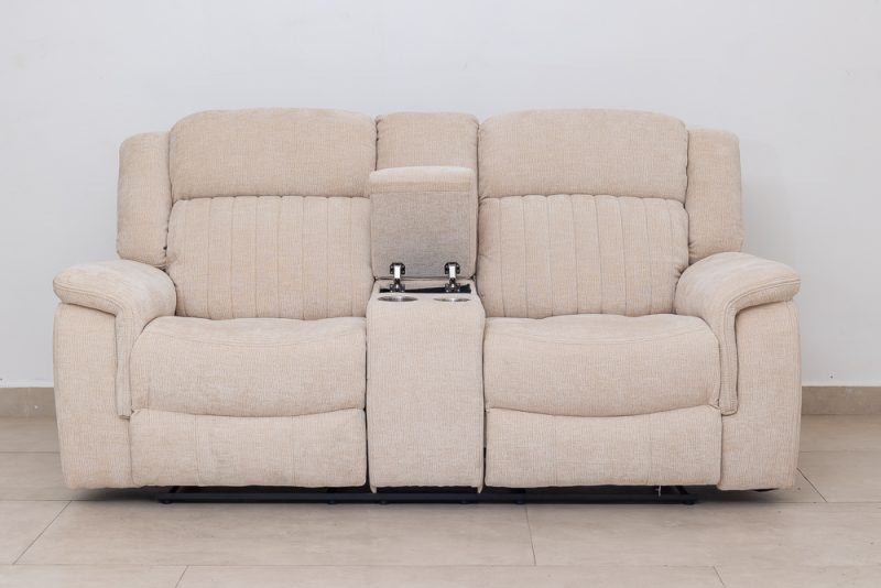 flora 7 seater fabric recliner sofa (3+2+1+1)