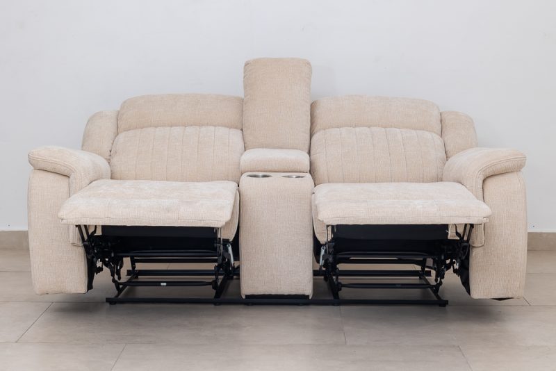 flora 7 seater fabric recliner sofa (3+2+1+1)