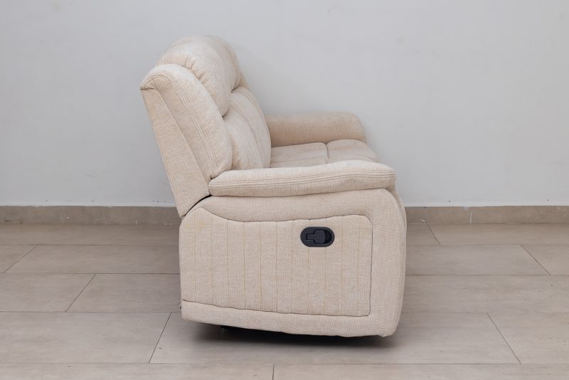 flora 7 seater fabric recliner sofa (3+2+1+1)