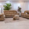 flora 7 seater fabric recliner sofa (3+2+1+1)