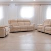 flora 7 seater fabric recliner sofa (3+2+1+1)