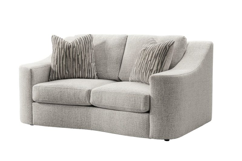 phillipe 7 seater fabric sofa (3+2+1+1) + 2 ottomans
