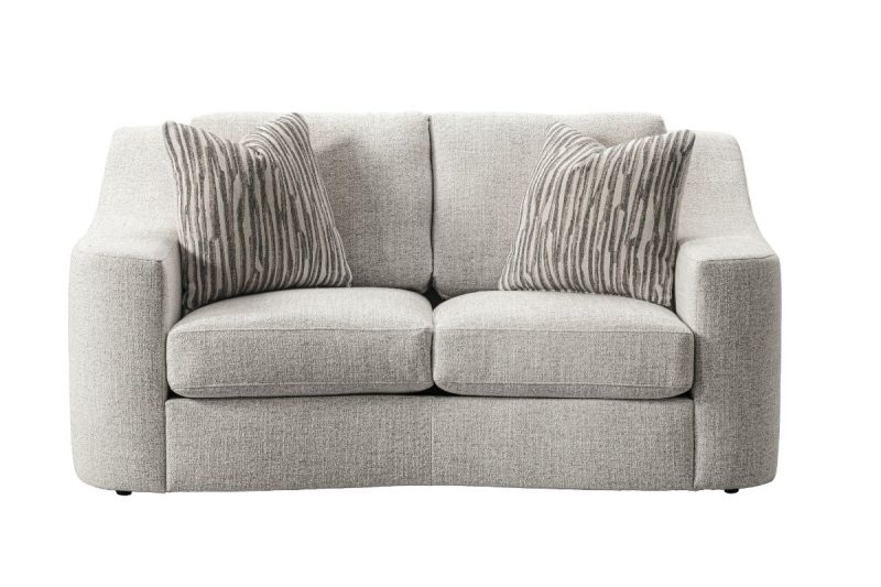 phillipe 7 seater fabric sofa (3+2+1+1) + 2 ottomans