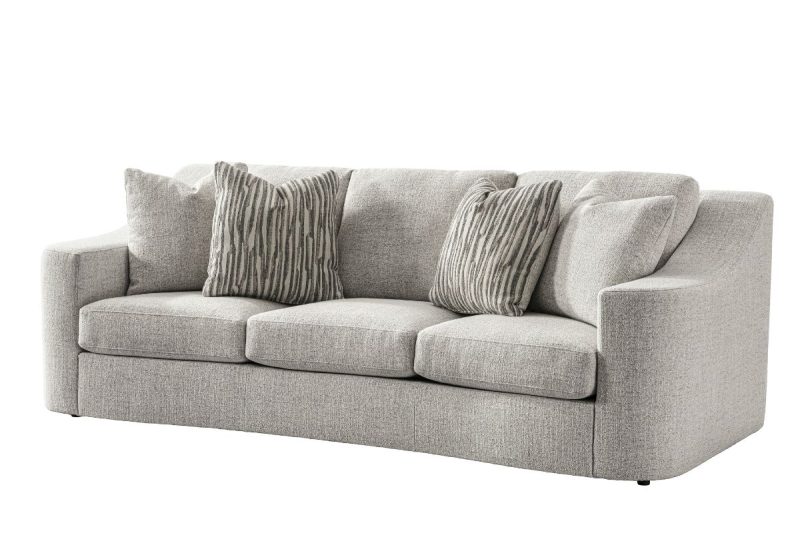 phillipe 7 seater fabric sofa (3+2+1+1) + 2 ottomans