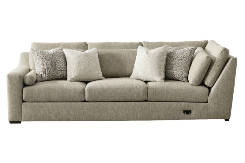 merona fabric corner sofa