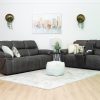 hurst 7 seater fabric recliner sofa (3+2+1+1)