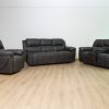 hurst 7 seater fabric recliner sofa (3+2+1+1)