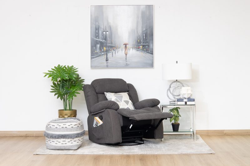 malta single swivel recliner