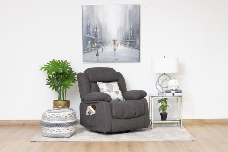 malta single swivel recliner