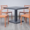 ghana outdoor dining table + 4 trent chairs