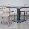 accra outdoor dining table + 4 trent chairs