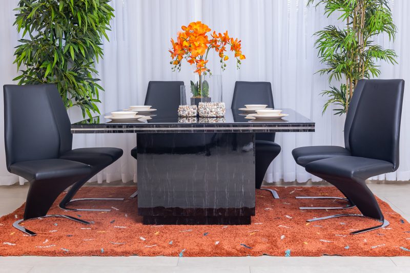 divano dining table + 8 chairs
