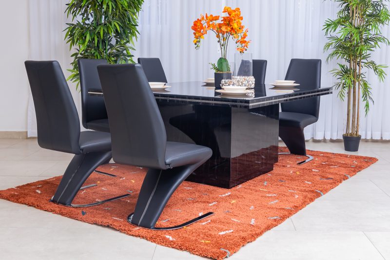 divano dining table + 8 chairs